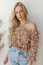 mode, for the frills top