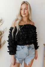 mode, for the frills top
