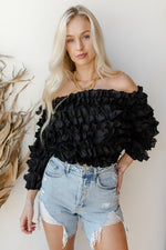 mode, for the frills top