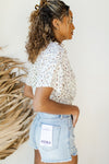 mode, sweet on you crop top