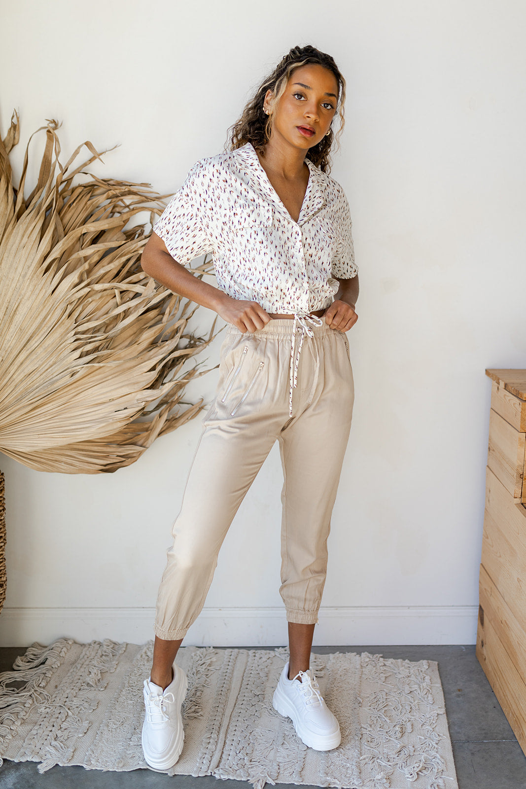 mode, tencel jogger pant