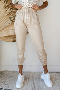 mode, tencel jogger pant