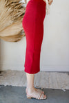 mode, standing strong midi skirt