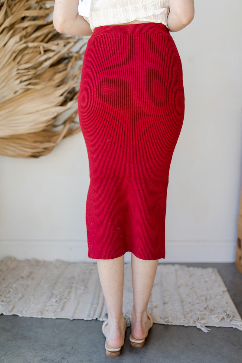 mode, standing strong midi skirt