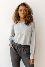 mode, cropped classic pocket ls tee