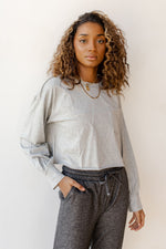 mode, cropped classic pocket ls tee