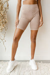mode, mineral wash seamless biker shorts