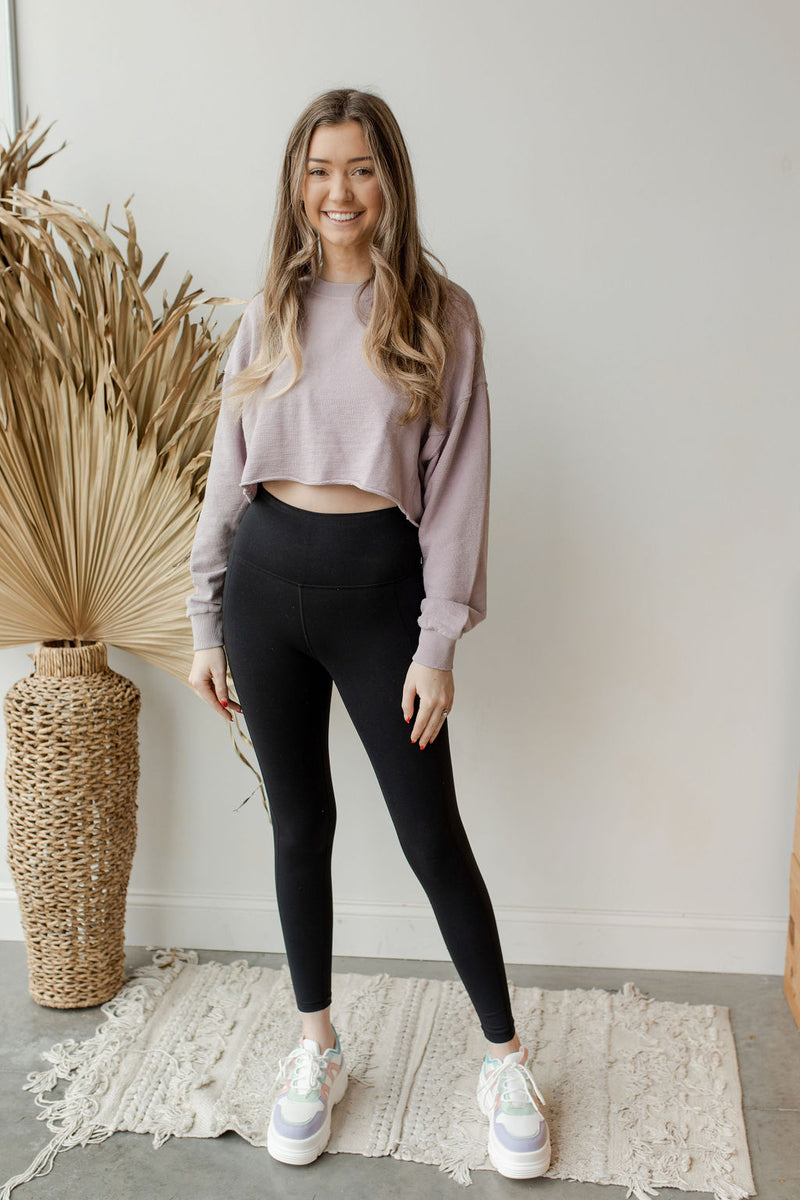 mode, in the raw cropped sweater