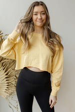 mode, in the raw cropped sweater