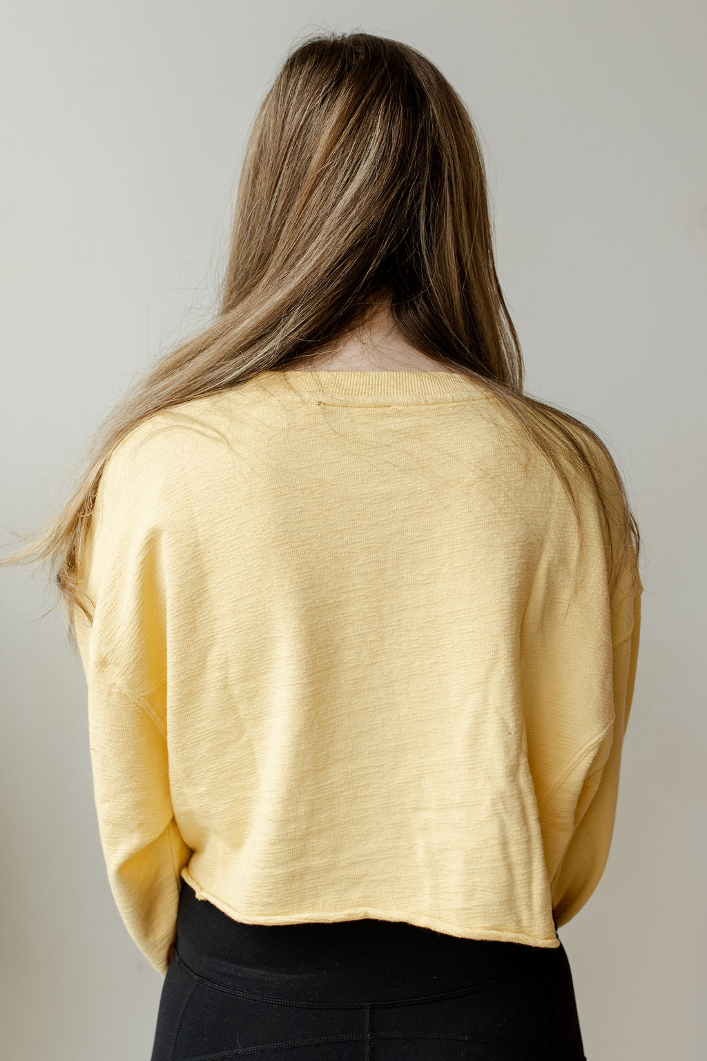 mode, in the raw cropped sweater