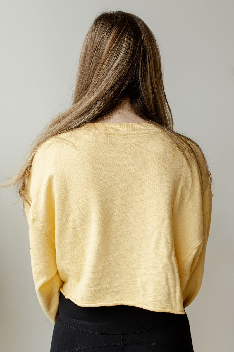 mode, in the raw cropped sweater