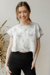 mode, tie dye boxy cut tee