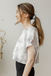 mode, tie dye boxy cut tee