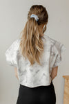 mode, tie dye boxy cut tee