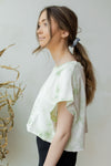mode, tie dye boxy cut tee