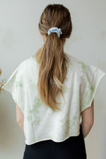 mode, tie dye boxy cut tee