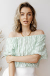 mode, diamonds are forever off shoulder top