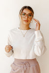 mode, heart of joy crop sweatshirt