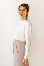 mode, heart of joy crop sweatshirt