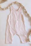 mode, striped overalls