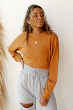 mode, heart of joy crop sweatshirt