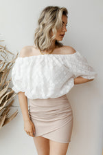 mode, diamonds are forever off shoulder top