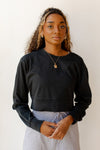 mode, heart of joy crop sweatshirt