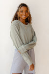 mode, heart of joy crop sweatshirt