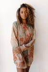mode, tie dye boyfriend sweatshirt