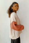mode, pretty pinks colorblock sweater