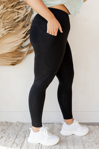 mode, essential highwaist panel leggings (extended)