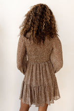 mode, frills tiered dress