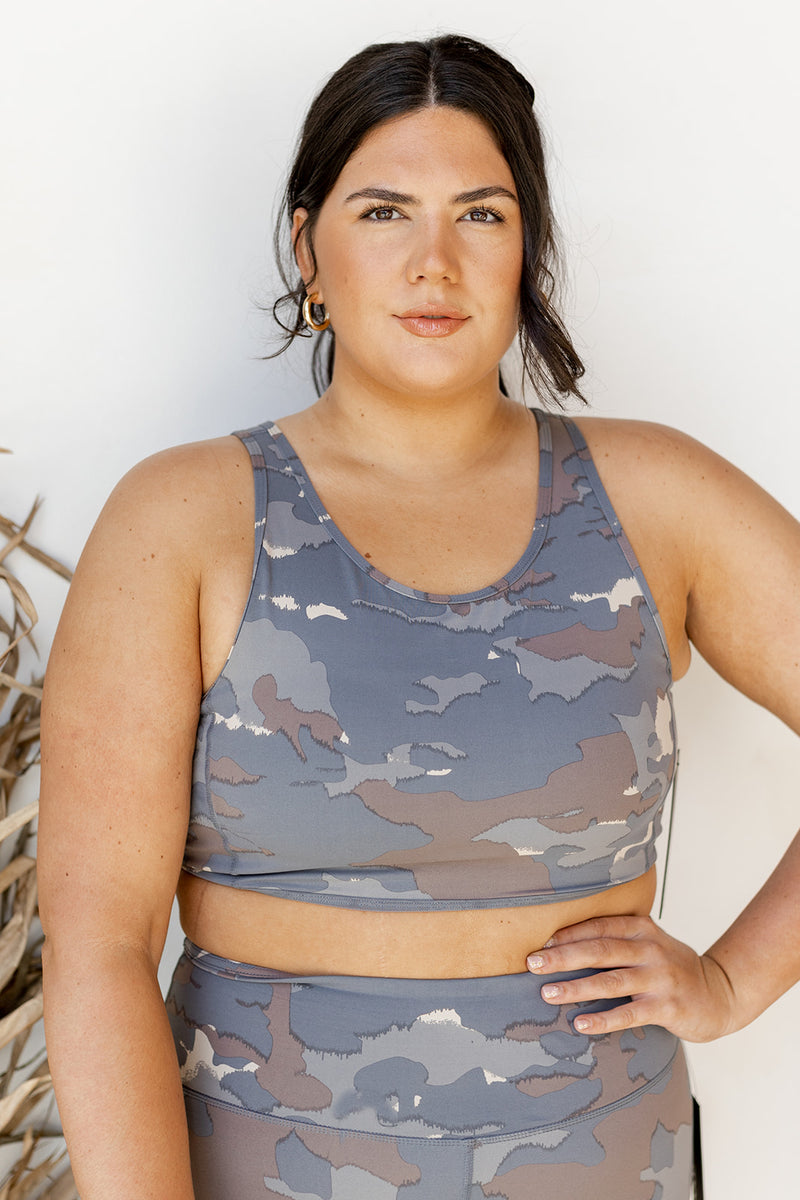 mode, blue tundra camo cutout sports bra (extended)