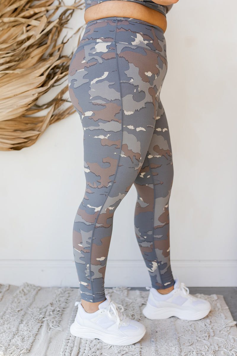 mode, blue tundra camo highways leggings (extended)