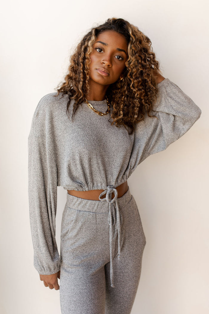 mode, static knit crop