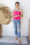 mode, open shoulder top