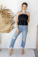 mode, open shoulder top