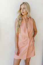 mode, sleeveless blazer dress