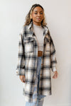 mode, plaid lovin long jacket