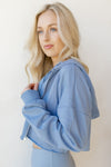 mode, relaxed crop zip-up