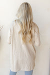 mode, open cardigan with back yoke