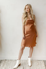 mode, not so casual cowl neck dress