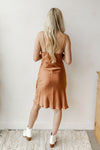 mode, not so casual cowl neck dress