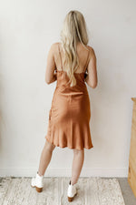 mode, not so casual cowl neck dress