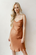 mode, not so casual cowl neck dress