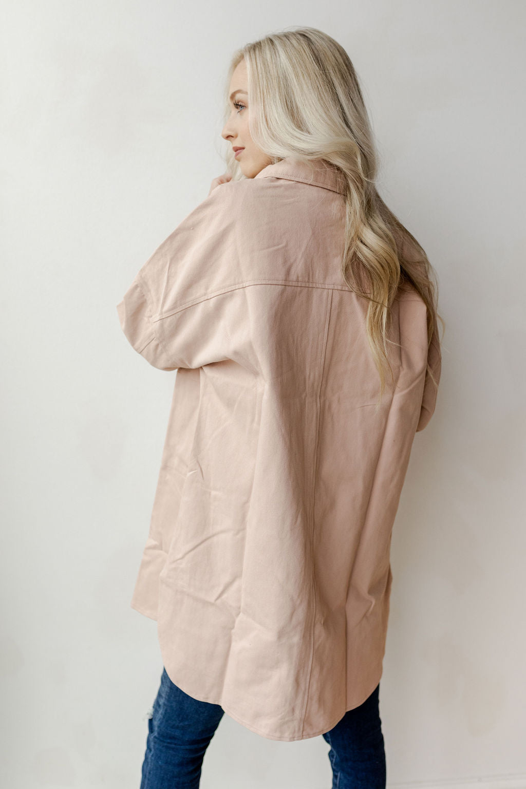 mode, Stacy oversized button down