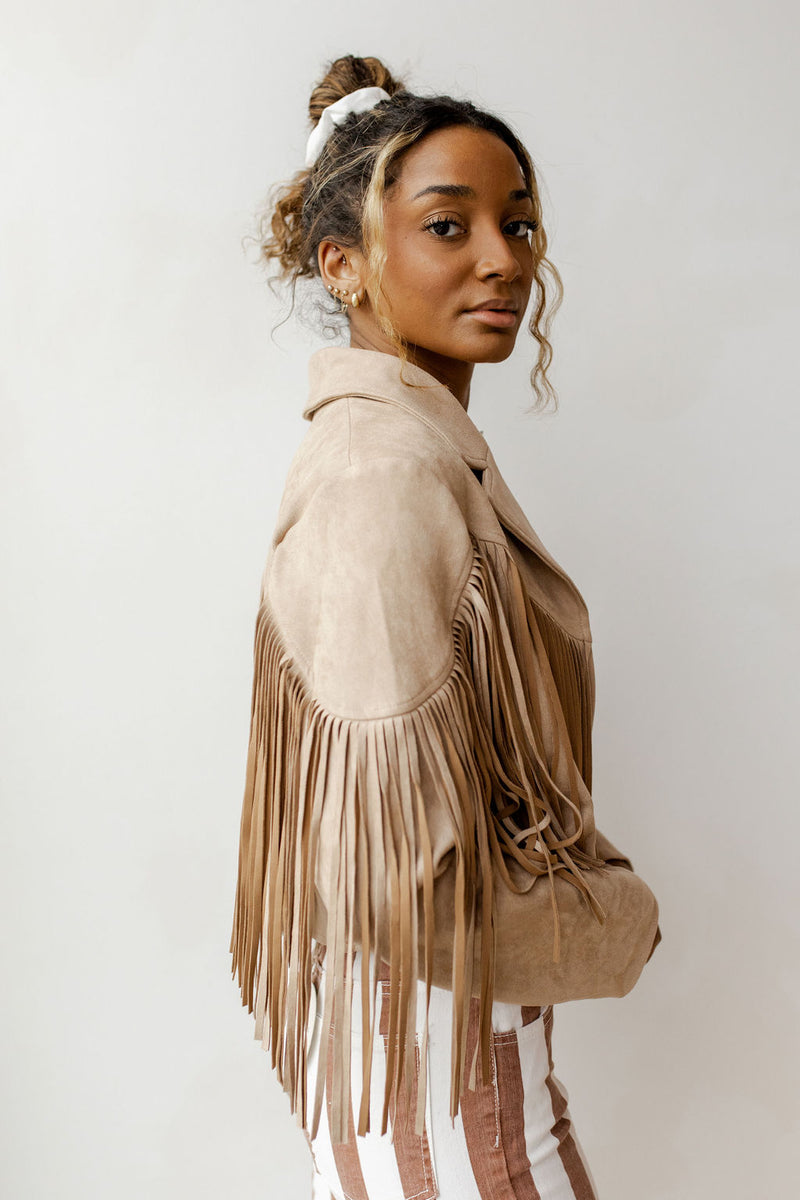 mode, fringe moto jacket