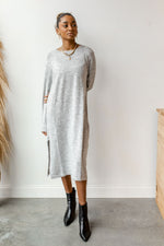 mode, stepping out sweater dress