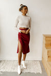 mode, sunset worthy midi skirt
