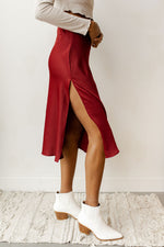 mode, sunset worthy midi skirt